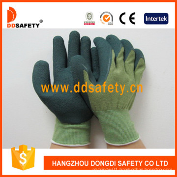 13 Gauge Mixed Bamboo Fiber Liner Greenlatex Work Gloves Dnl316